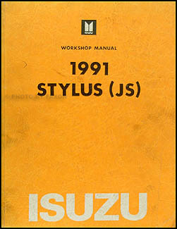 1991 Isuzu Stylus Repair Manual Original