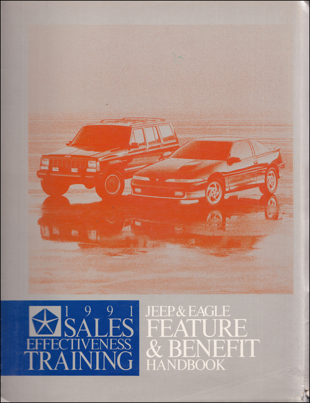 1991 Jeep & Eagle Sales Training Feature/Benefit Handbook Original