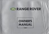 1991 Land Rover Range Rover Owner's Manual Original