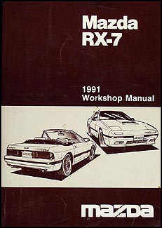 1991 Mazda RX-7 Repair Manual Original 
