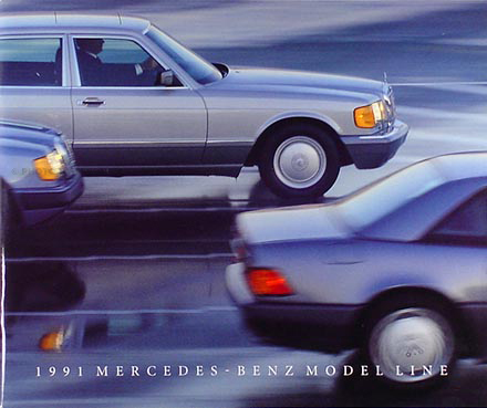 1991 Mercedes Sales Folder Original--All Models