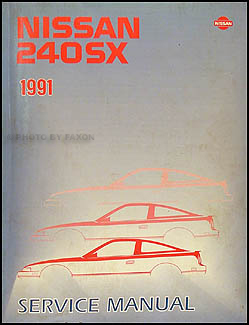 1991 Nissan 240SX Repair Shop Manual Original