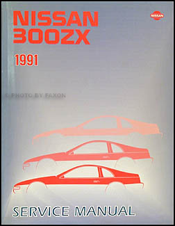 1991 Nissan 300ZX Repair Manual Original