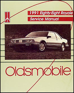 1991 Oldsmobile Eighty Eight 88 Royale Shop Manual Original