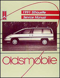 1991 Oldsmobile Silhouette Van Repair Manual Original 