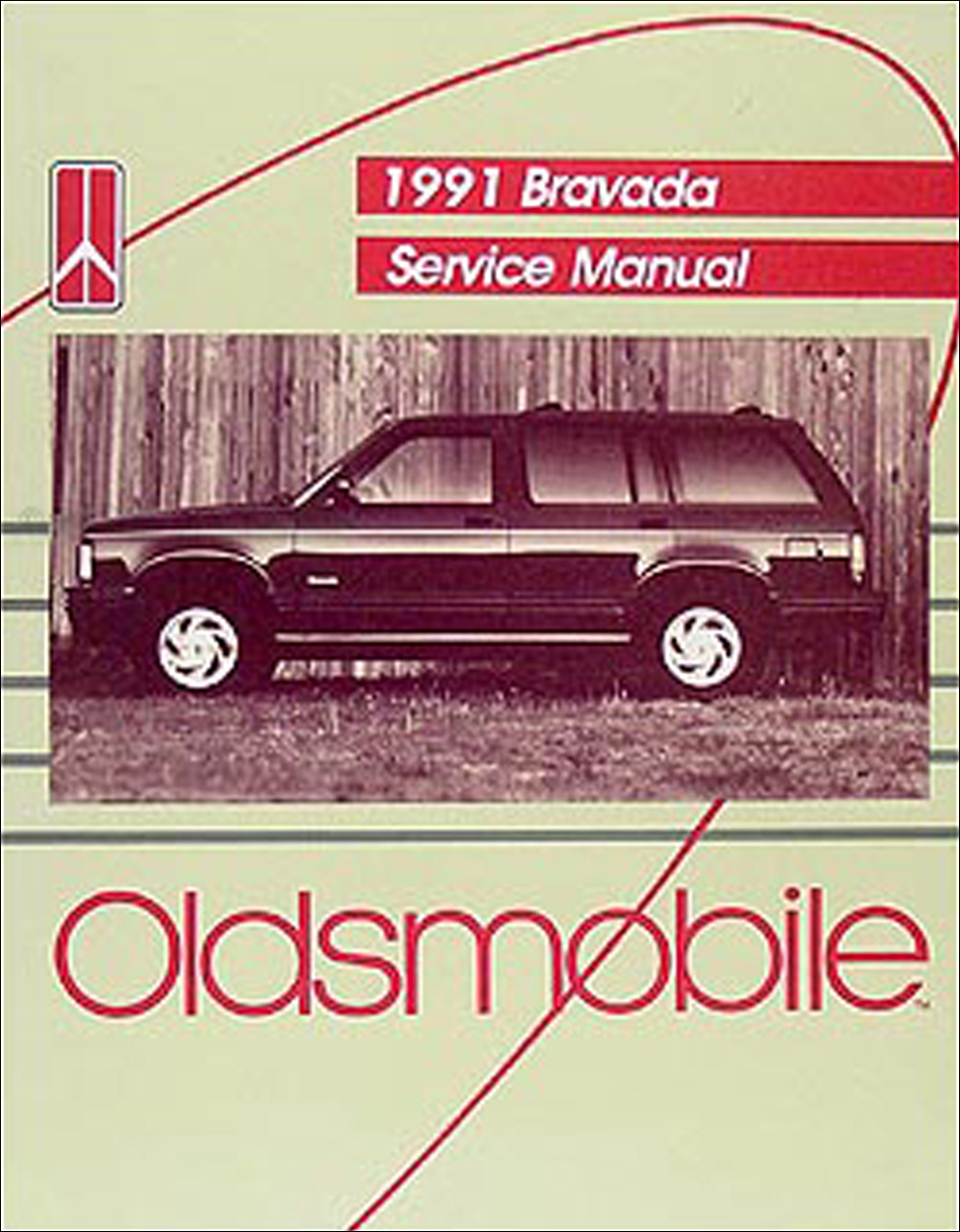 1991 Oldsmobile Bravada Repair Manual Original 