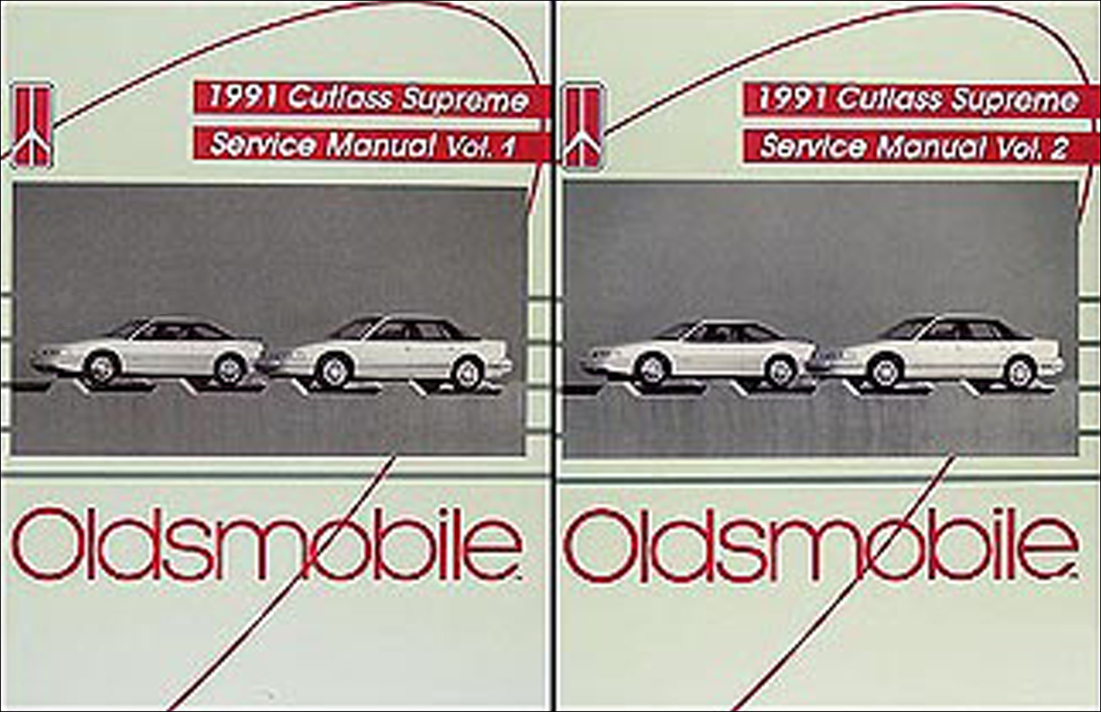 1991 Oldsmobile Cutlass Supreme Repair Manual Original 