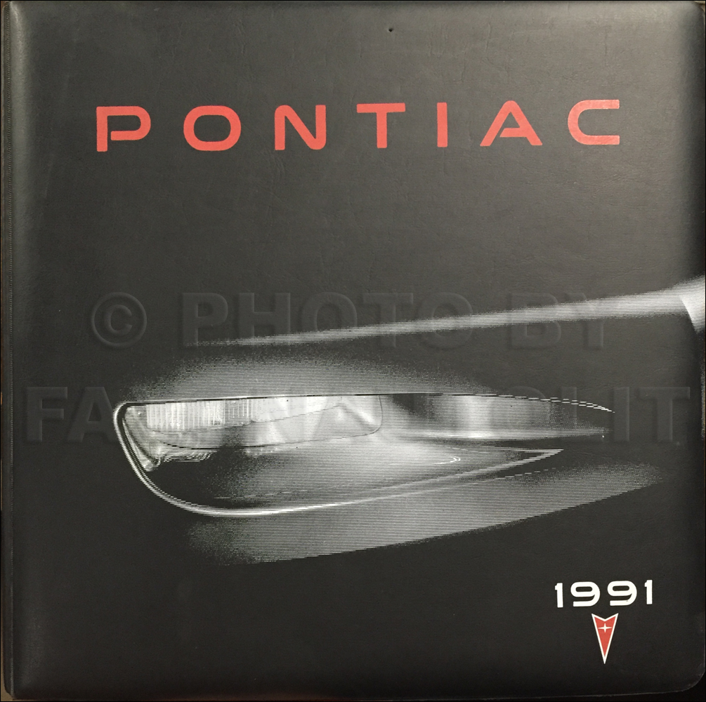 1991 Pontiac Color & Upholstery, Data Book Dealer Album Original