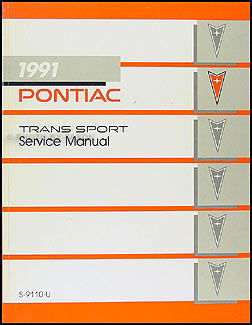 1991 Pontiac Trans Sport Van Repair Manual Original 