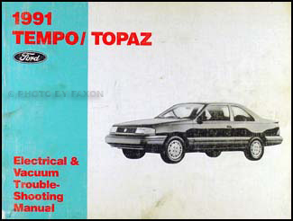1991 Ford Tempo Mercury Topaz Electrical Troubleshooting Manual