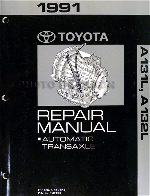 1991 Toyota Tercel Corolla 3 Speed Auto Transmission Repair Shop Manual