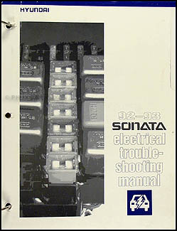 1992-1993 Hyundai Sonata Electrical Troubleshooting Manual Original