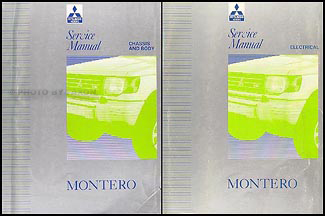 1992-1993 Mitsubishi Montero Repair Manual Set Original