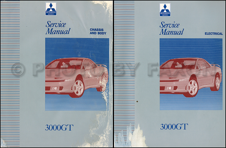 1992-1994 Mitsubishi 3000GT Original Repair Shop Manual 2 Vol. Set