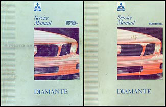 1992-1994 Mitsubishi Diamante Repair Manual Set Original
