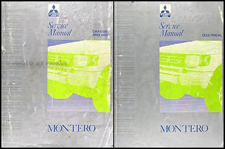 1992-1994 Mitsubishi Montero Repair Manual Set Original