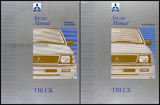 1992-1994 Mitsubishi Truck Repair Manual Set Original