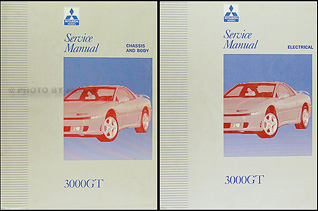 1992-1996 Mitsubishi 3000GT Repair Manual Original Set