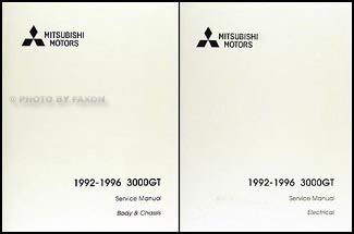 1992-1996 Mitsubishi 3000GT Repair Manual Set