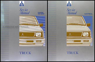 1992-1995 Mitsubishi Truck Repair Manual Set Original