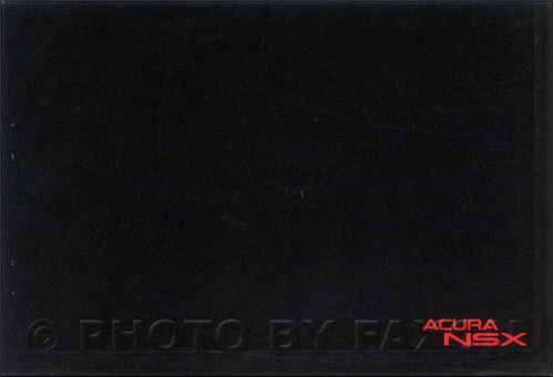 1992 Acura NSX Owners Manual Original