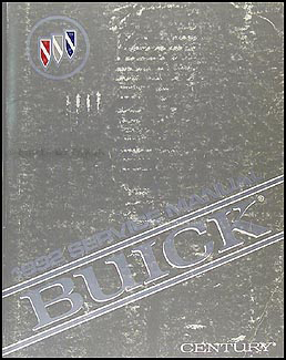 1992 Buick Century Repair Manual Original 
