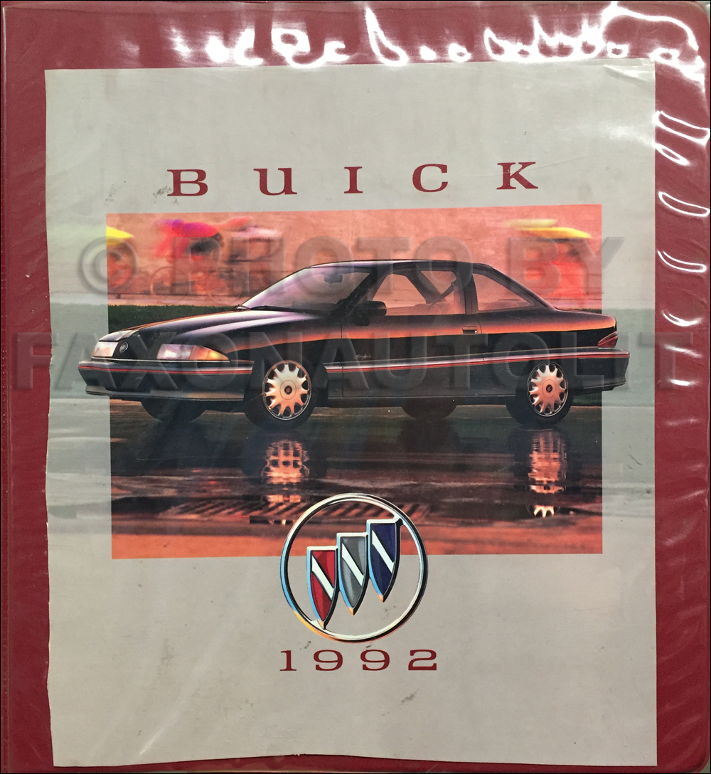 1992 Buick Press Portfolio With Photos Original