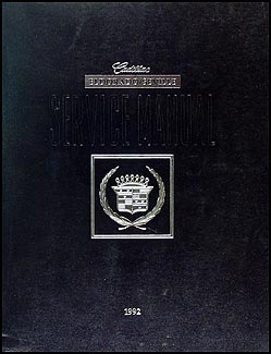 1992 Cadillac Eldorado and Seville Repair Manual Original 