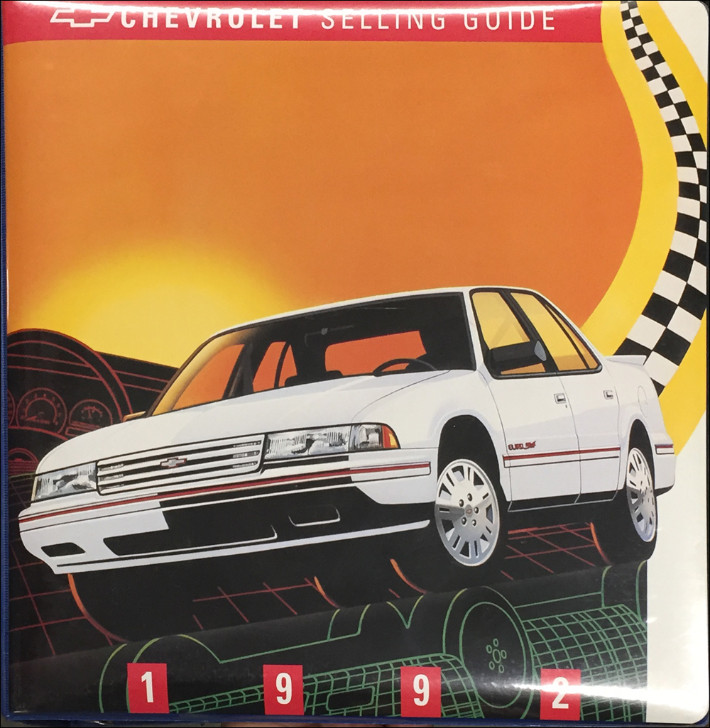 1992 Chevrolet Car Color & Upholstery Dealer Album/Data Book Original Canadian