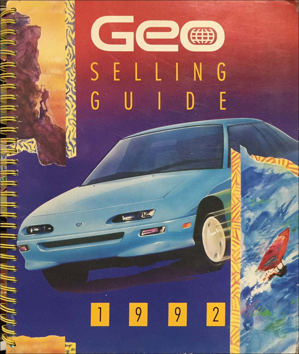 1992 Geo Color & Upholstery Dealer Album/Data Book Original