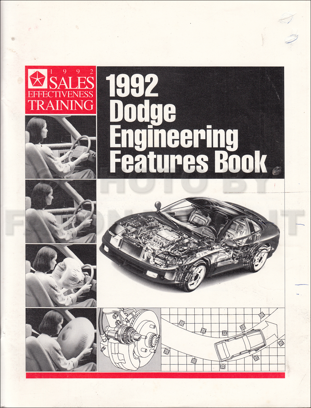 1992 Dodge Engineering Features Manual Original