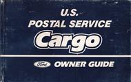 1992 Ford Cargo US Postal Truck Owner's Manual Original