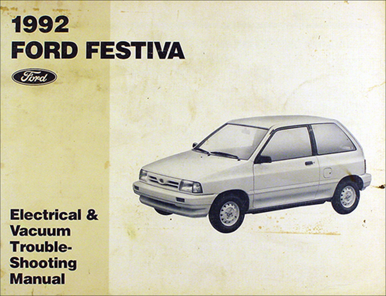 1992 Ford Festiva Original Electrical & Vacuum Troubleshooting Manual