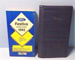 1992 Ford Festiva Owner's Manual Original