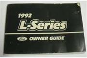 1992 Ford L-Series Truck Owner's Manual Original