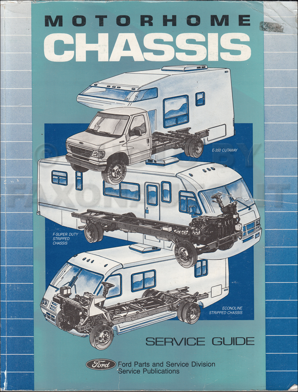 1992 Ford Motorhome Chassis Service Guide Original