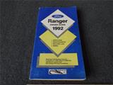 1992 Ford Ranger Pickup Truck Owner's Manual Original