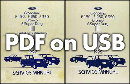 1979 Ford Truck CD Shop Manual 79 F100-350 Pickup Bronco and Van