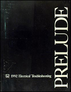 1992 Honda Prelude Electrical Troubleshooting Manual Original