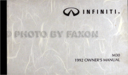 1990-1992 Infiniti M30 Body Repair Manual Original 