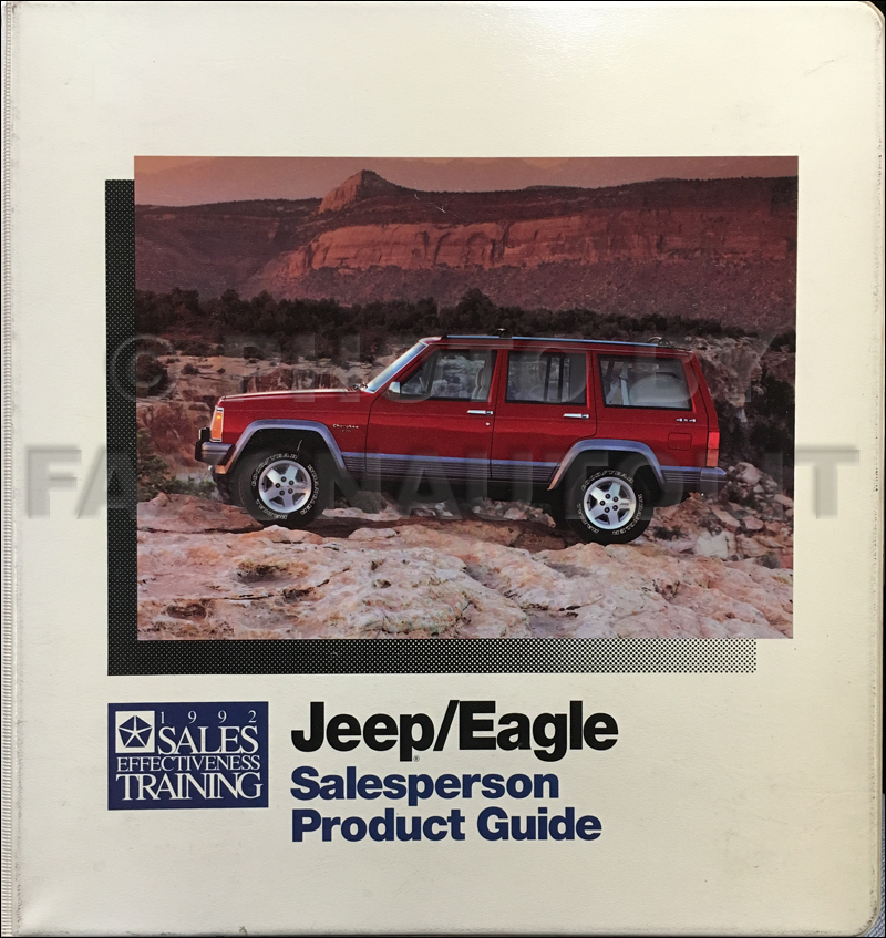 1992 Jeep and Eagle Salesperson Product Guide Original