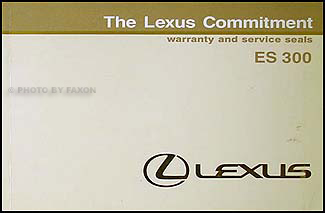 1992 Lexus Australian Warranty, Maintenance Record and General Info