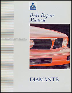 1992-1996 Mitsubishi Diamante Body Manual Original