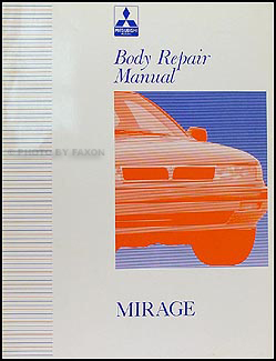 1992 Mitsubishi Mirage Body Manual Original