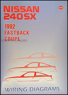 1992 Nissan 240SX Wiring Diagram Manual Original