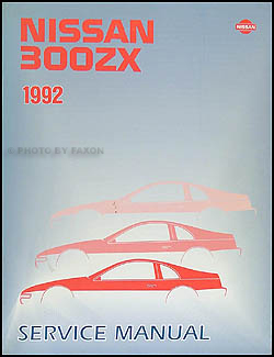 1992 Nissan 300ZX Repair Manual Original