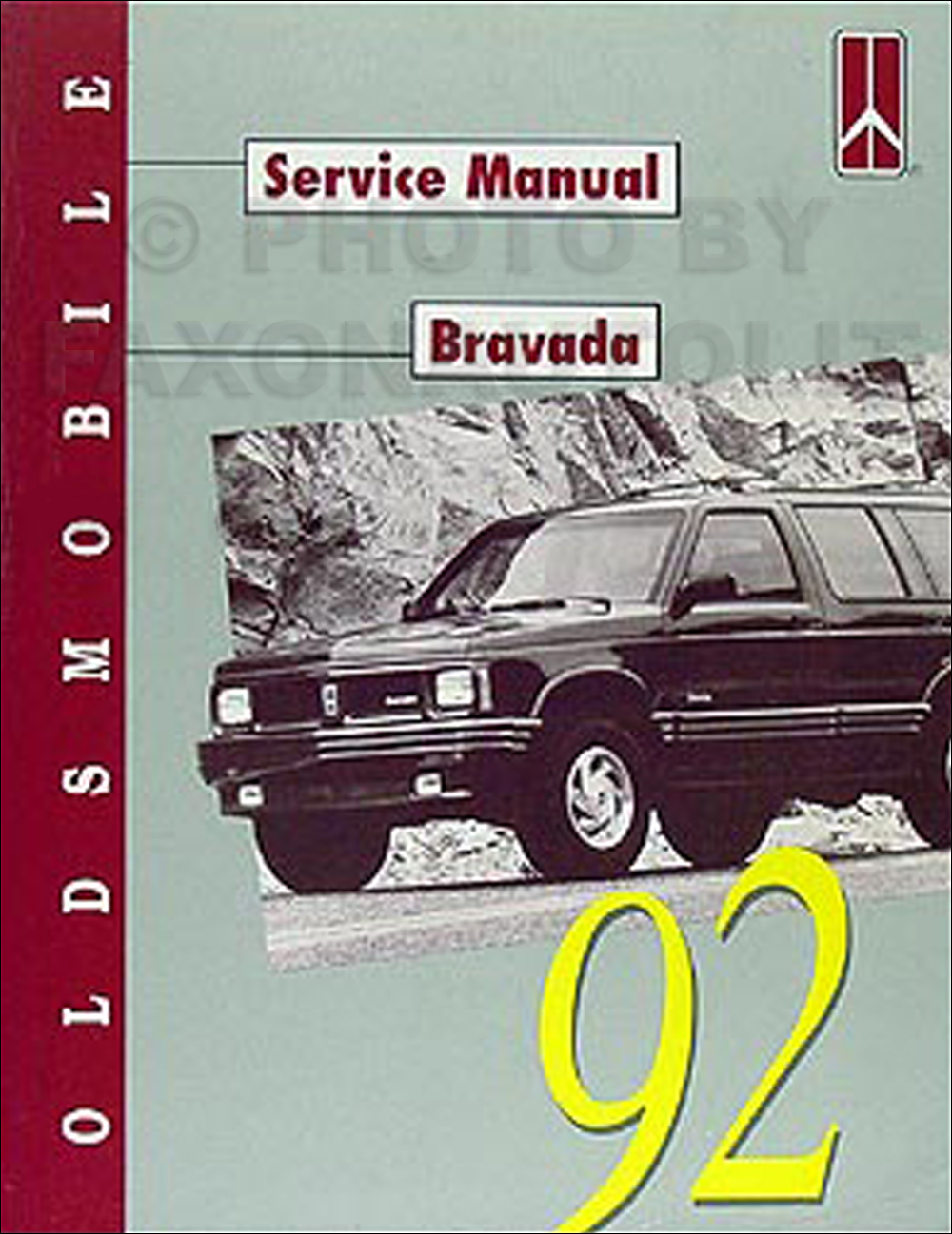 1992 Oldsmobile Bravada Repair Manual Original 