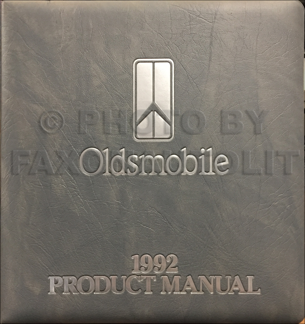 1992 Oldsmobile Color & Upholstery Album/Data Book Original CANADIAN