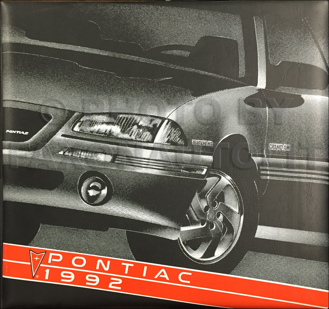1992 Pontiac Color & Upholstery Dealer Album/Data Book Original