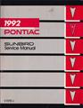 1991 Pontiac Sunbird Repair Manual Original 